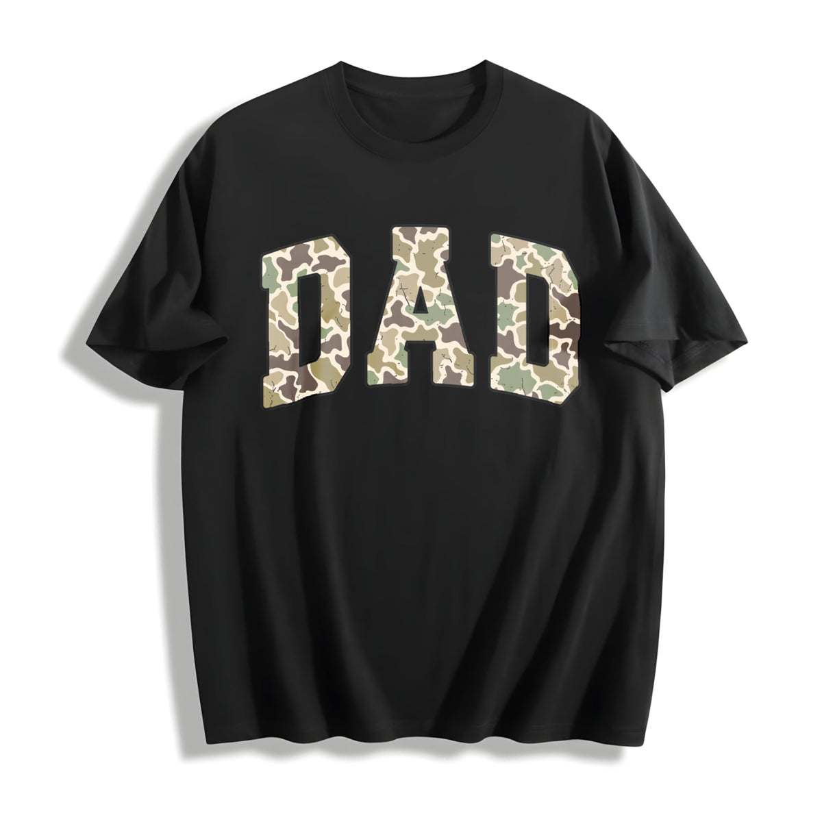 Camo Dad Cotton T-Shirt product image 1