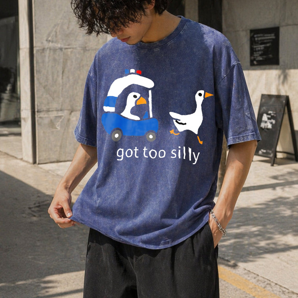 Got Too Silly Goose Funny Cute For Ducks Car Summer Vintage product image 8