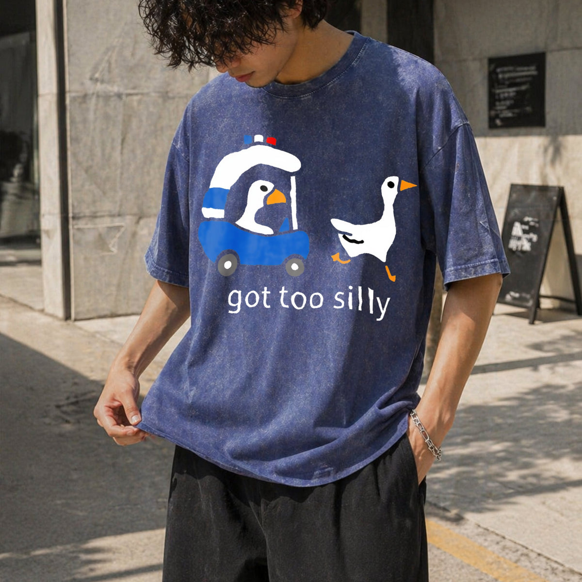 Got Too Silly Goose Funny Cute For Ducks Car Summer Vintage product image 8