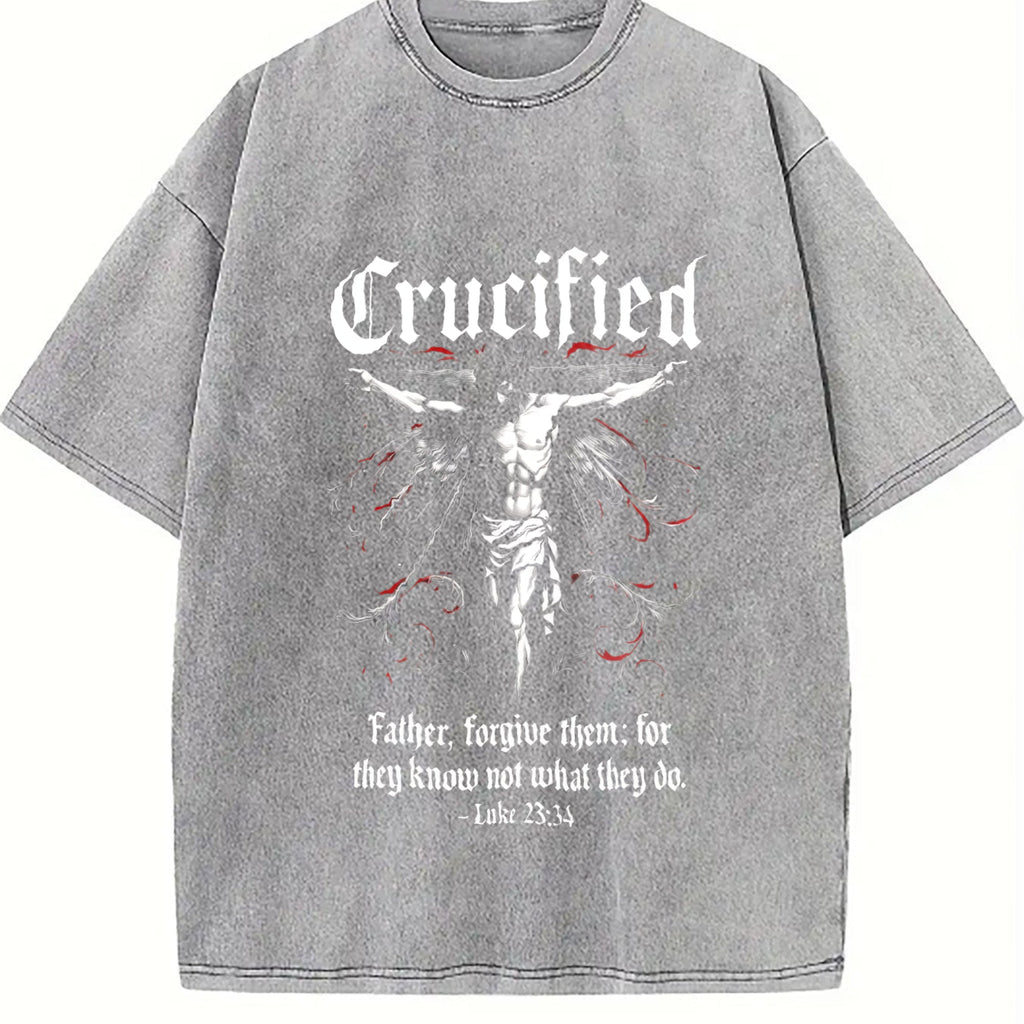 Crucified 90s Vintage Washed T-Shirt product image 5