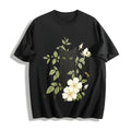 Animal Floral Cat Summer Cotton T-Shirt product image 1
