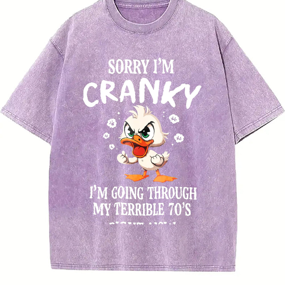 Easter Funny 70s Duck Vintage Washed T-Shirt product image 6
