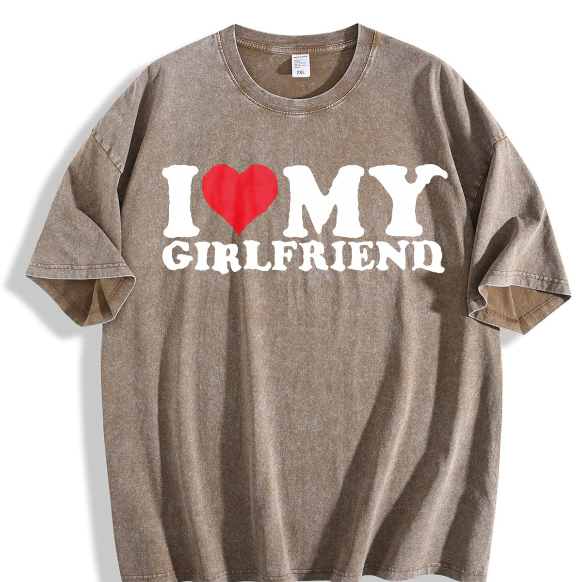 I Love My Gf I Heart My Gf And Exquisite Vintage Washed product image 3