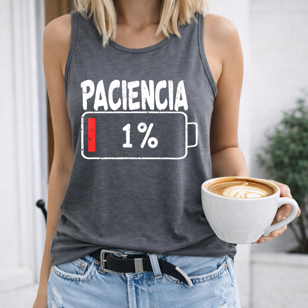 Paciencia One Percent Battery Women's Tank Top