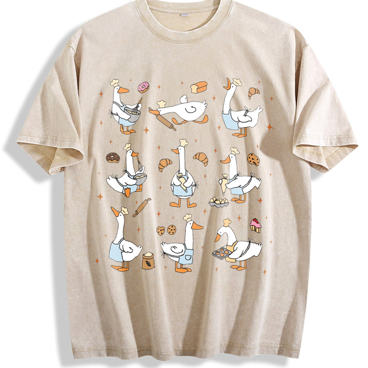 Silly Goose Baker Vintage Washed T-Shirt product image 1