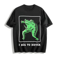 I Disagree Batik With Green Frog Cotton T-Shirt product image 1