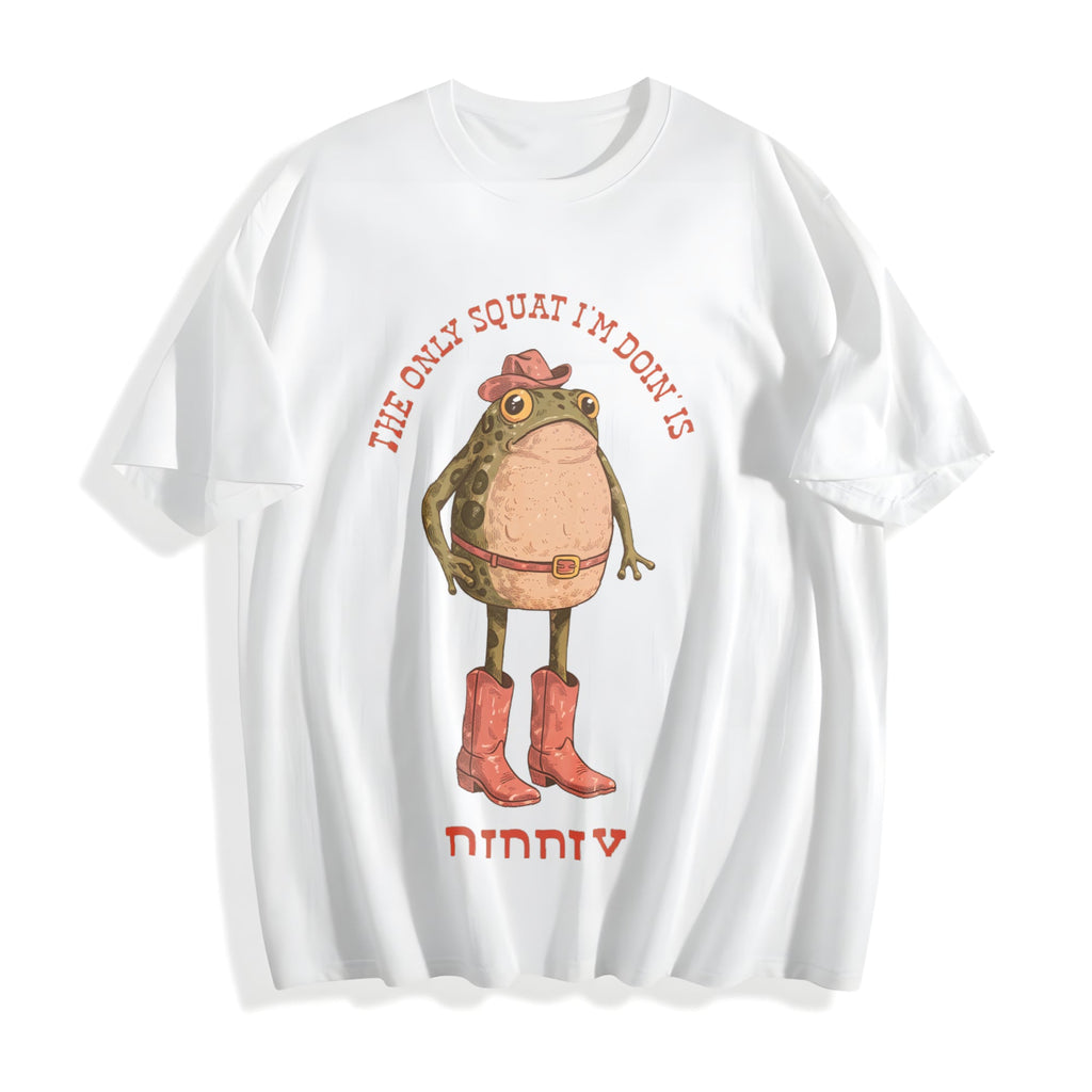 Only Squat I'm Doin' Is Diddly Cotton T-Shirt product image 2