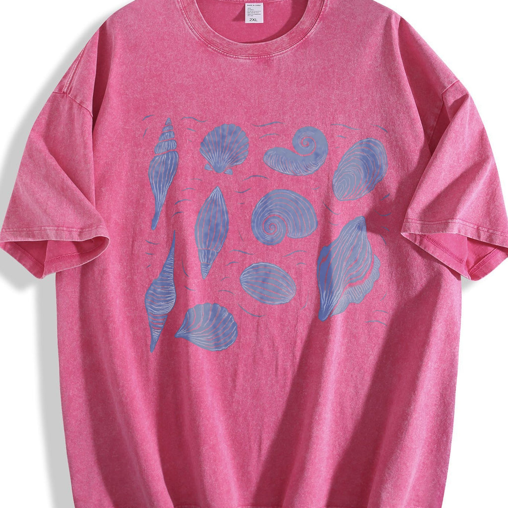 Shells Ocean 90s Vintage Washed T-Shirt product image 7