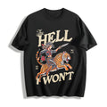 Cowgirl Tiger Cotton T-Shirt product image 1