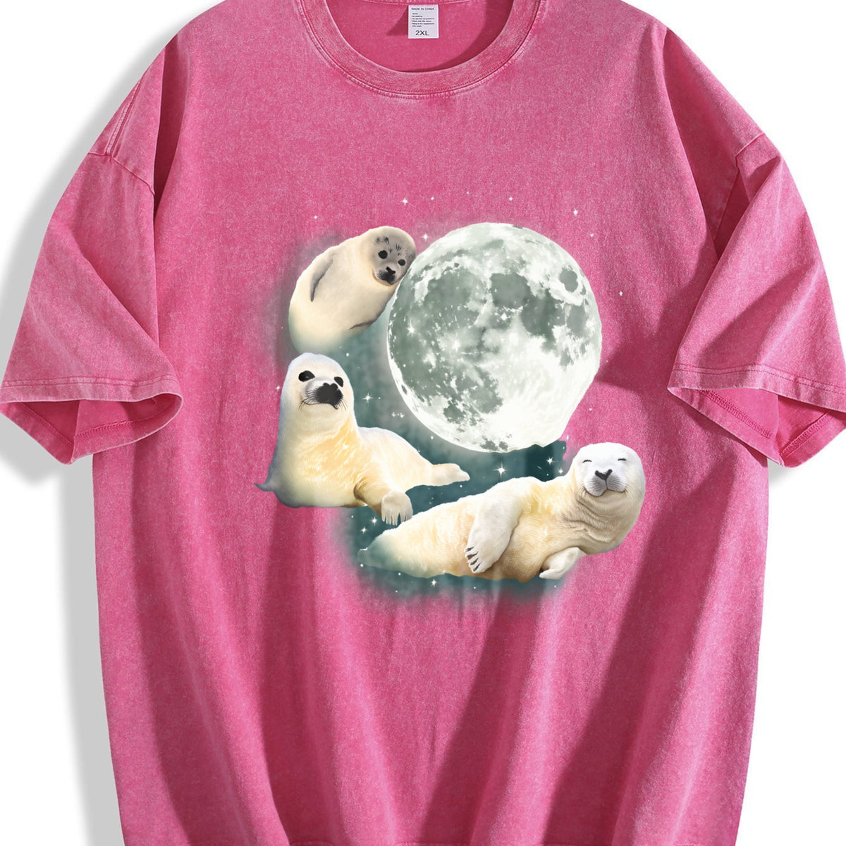 Three Baby Seal Vintage Washed T-Shirt product image 7
