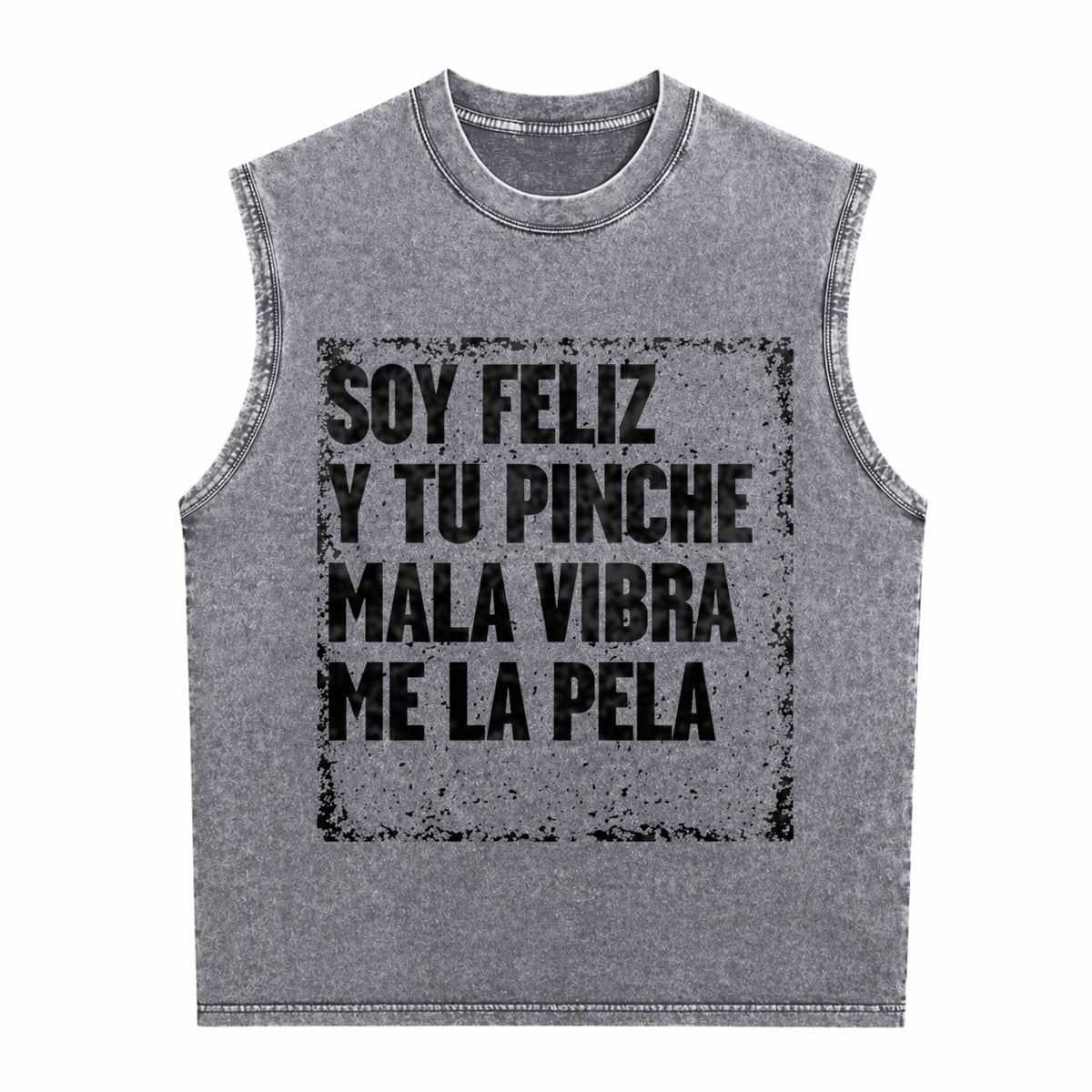 Mexican Themed Humorous Ideas Men's Washed Tank Top
