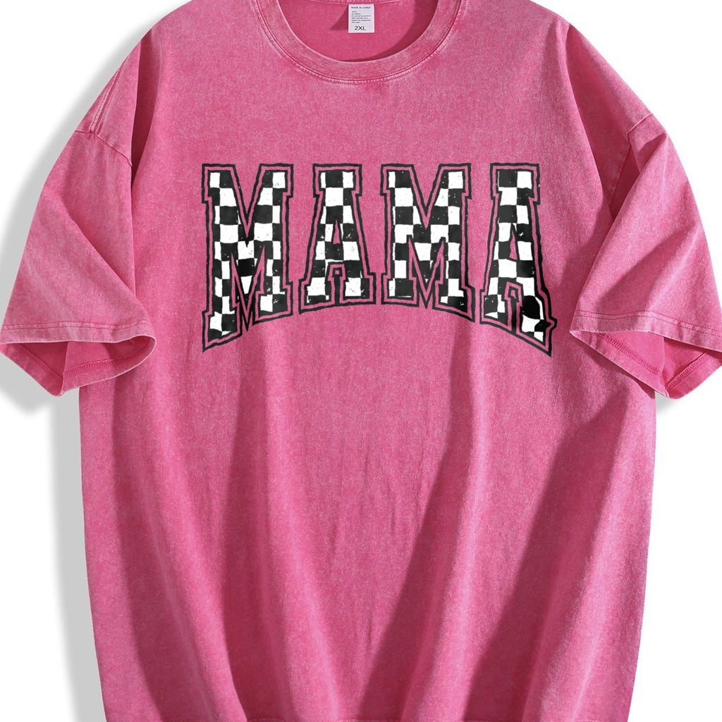 Checkered Mama Vintage Washed T-Shirt product image 7