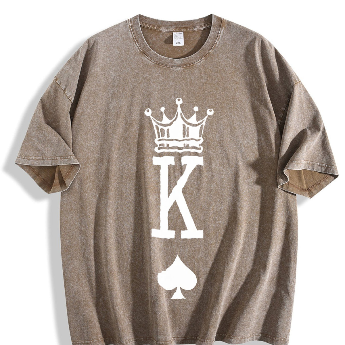 King of Spades Crown Vintage Washed T-Shirt product image 3