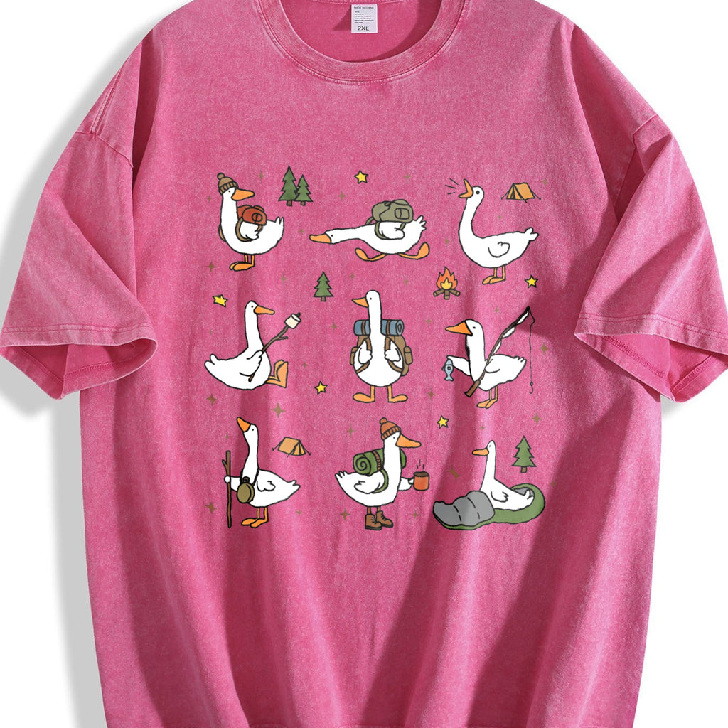 Silly Goose Hiking Vintage Washed T-Shirt product image 5