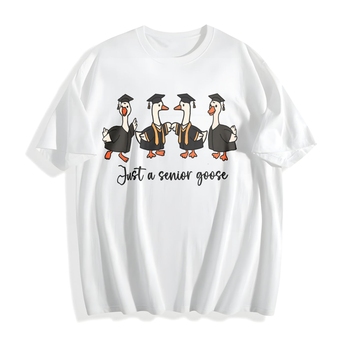 Preppy Graduation Goose Cotton T-Shirt product image 2
