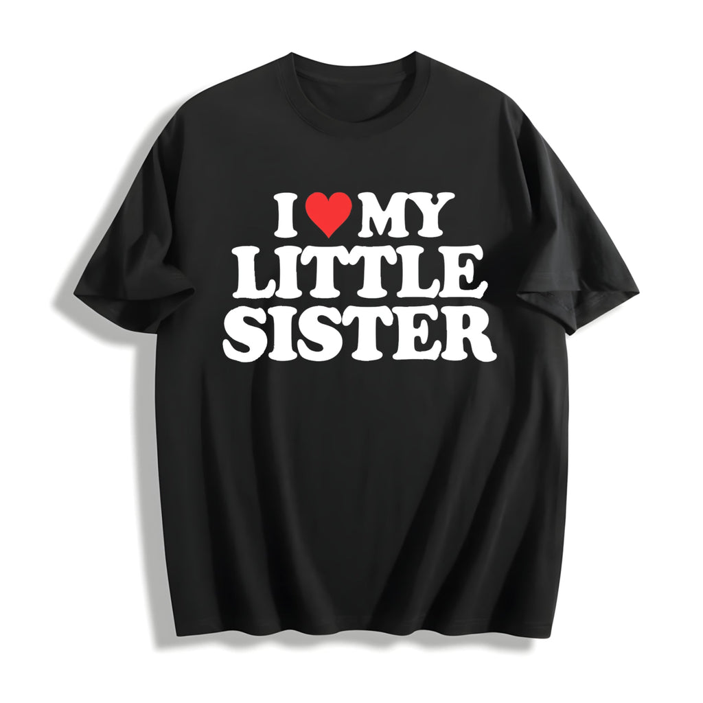 Made In USA I Love My Little Sister - Heart Funny Fun product image 1