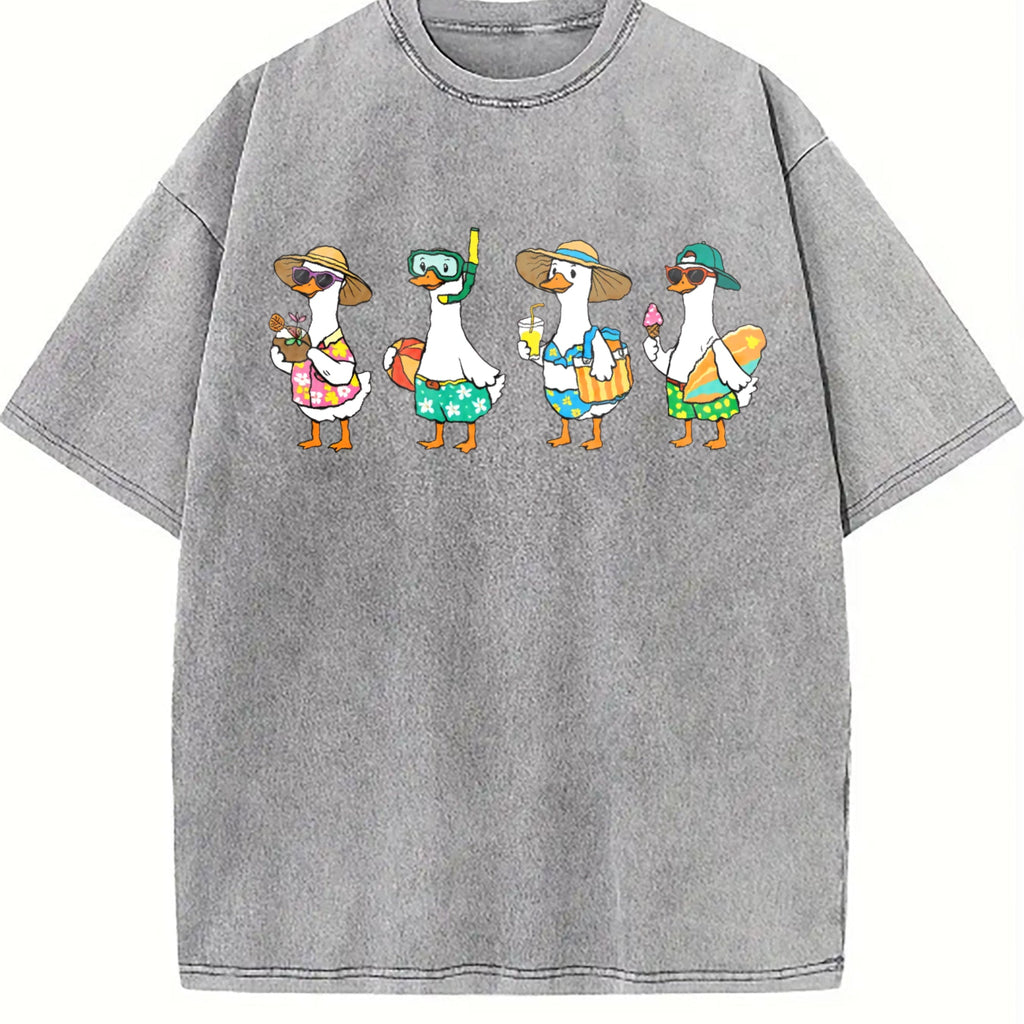 Silly Goose Summer Vintage Washed T-Shirt product image 4