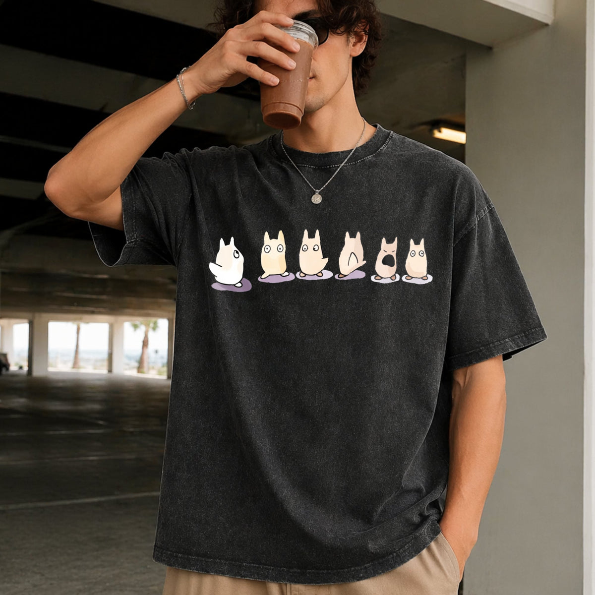 My Neighbor Totoro Vintage Washed T-Shirt product image 2