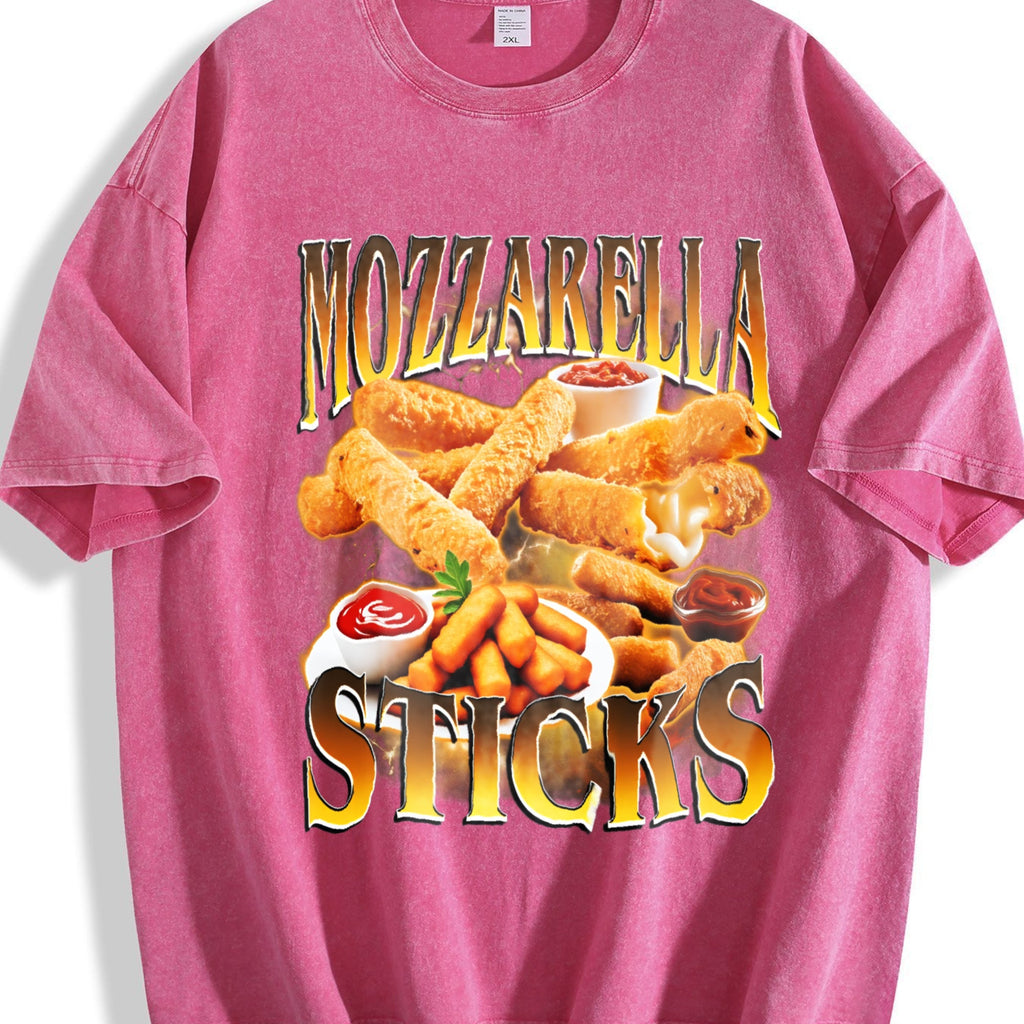 Mozzarella Sticks Vintage Washed T-Shirt product image 7