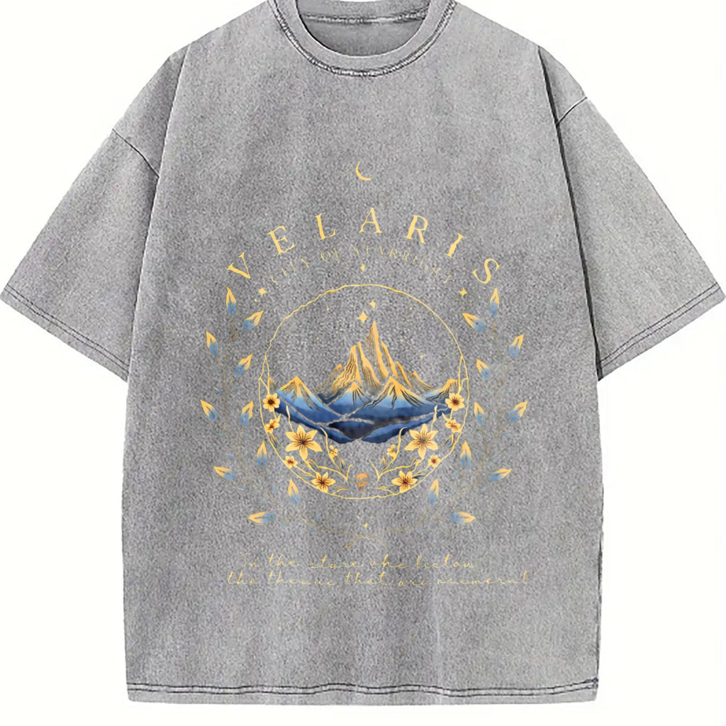 Velaris ACOTAR Vintage Washed T-Shirt product image 4