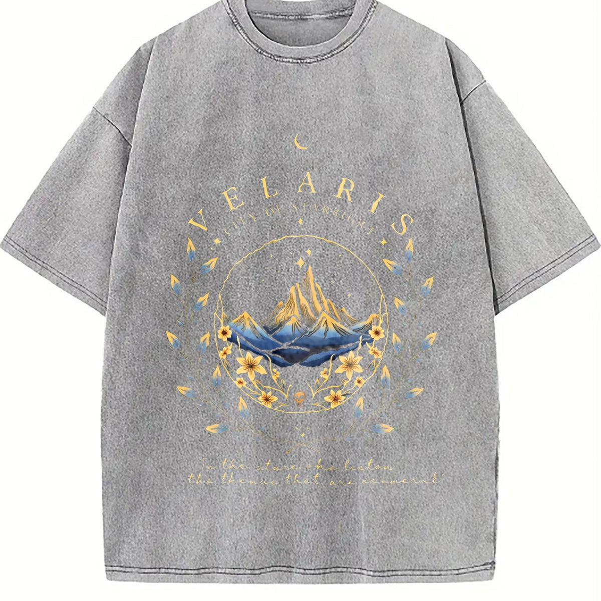Velaris ACOTAR Vintage Washed T-Shirt product image 4