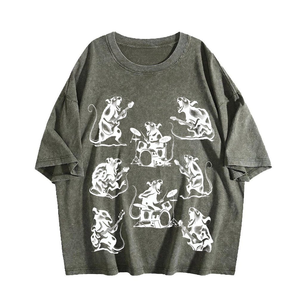 Rocker Rats 90s Vintage Washed T-Shirt product image 4