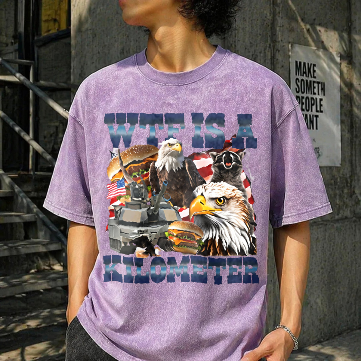 WTF Is A Killometer Vintage Washed T-Shirt product image 6