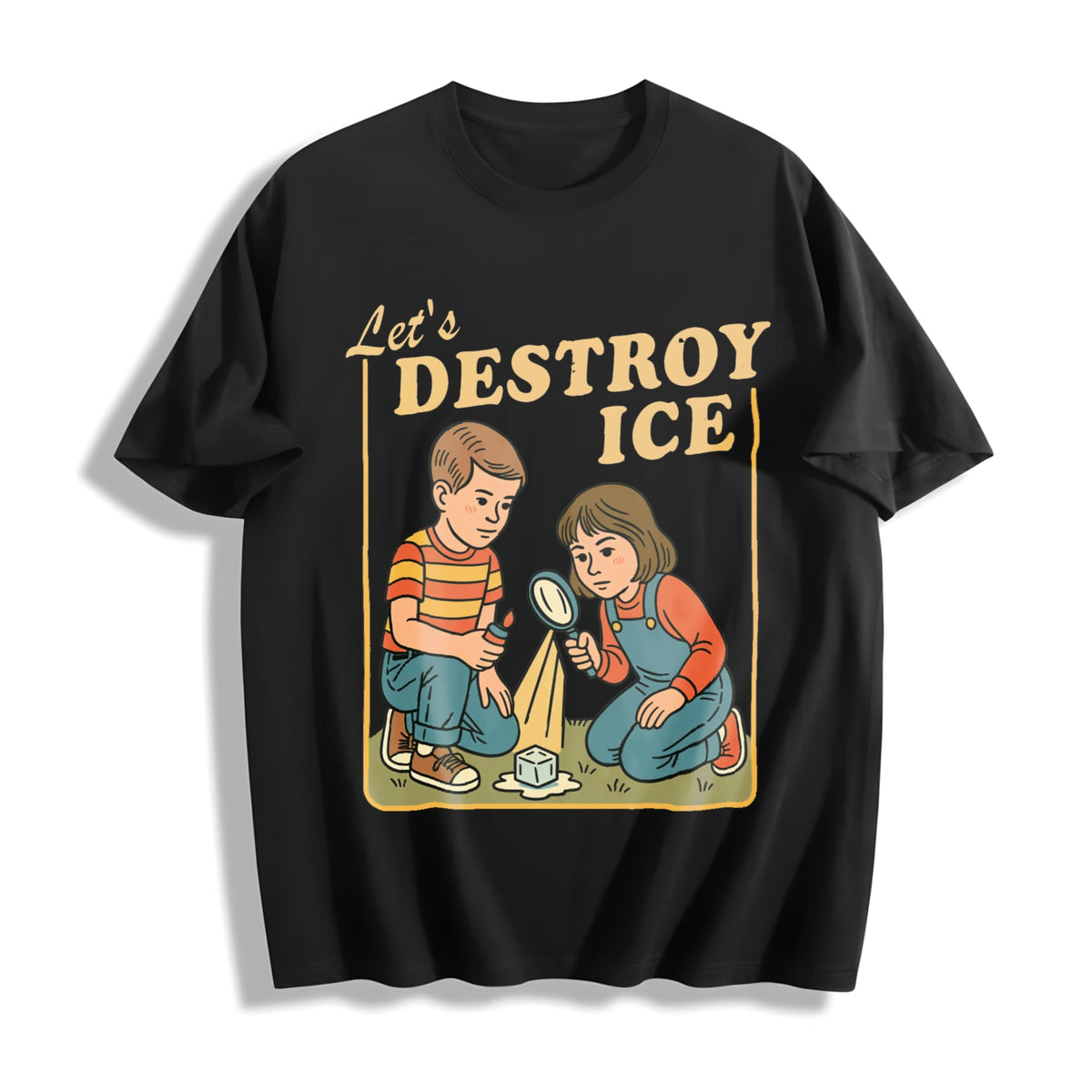 Let's Destroy Ice Cotton T-Shirt product image 1