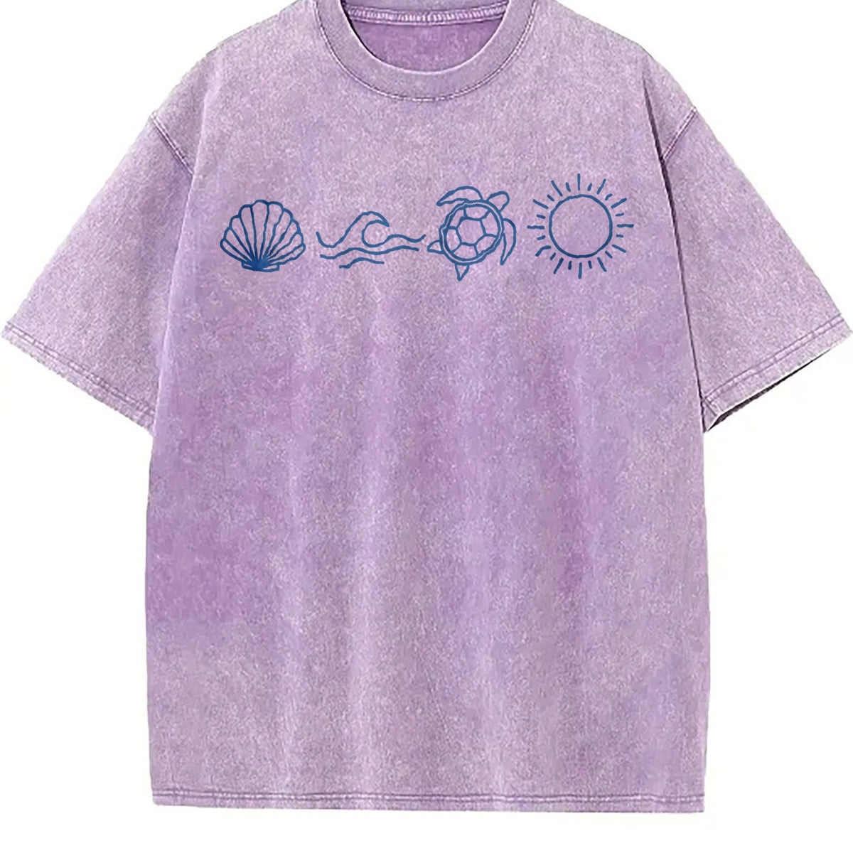 Ocean Icons Vintage Washed T-Shirt product image 6