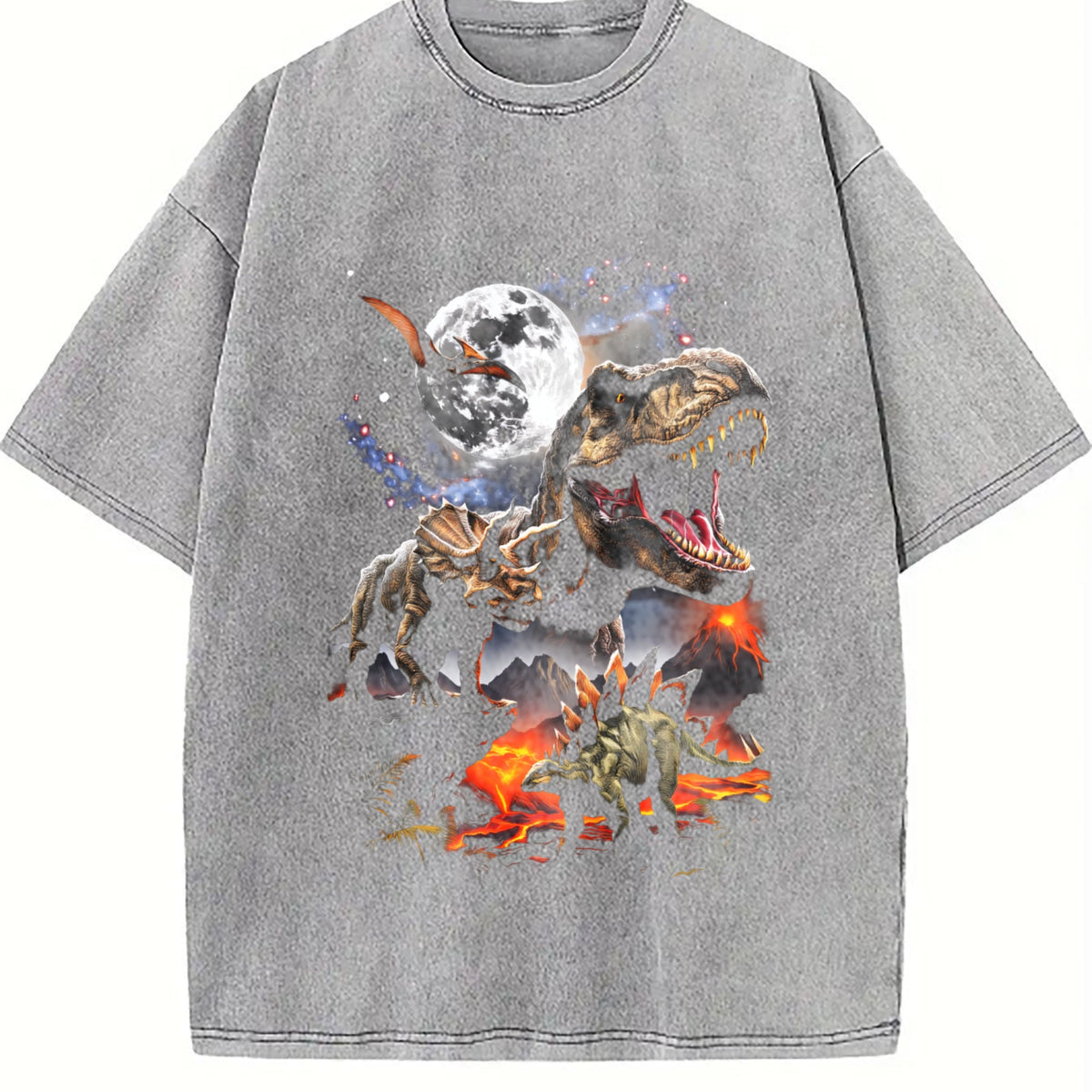Dinosaur Vintage Washed T-Shirt product image 5