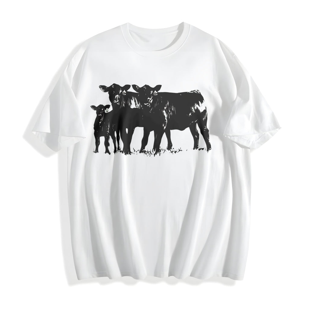Cute Cow Cotton T-Shirt product image 2