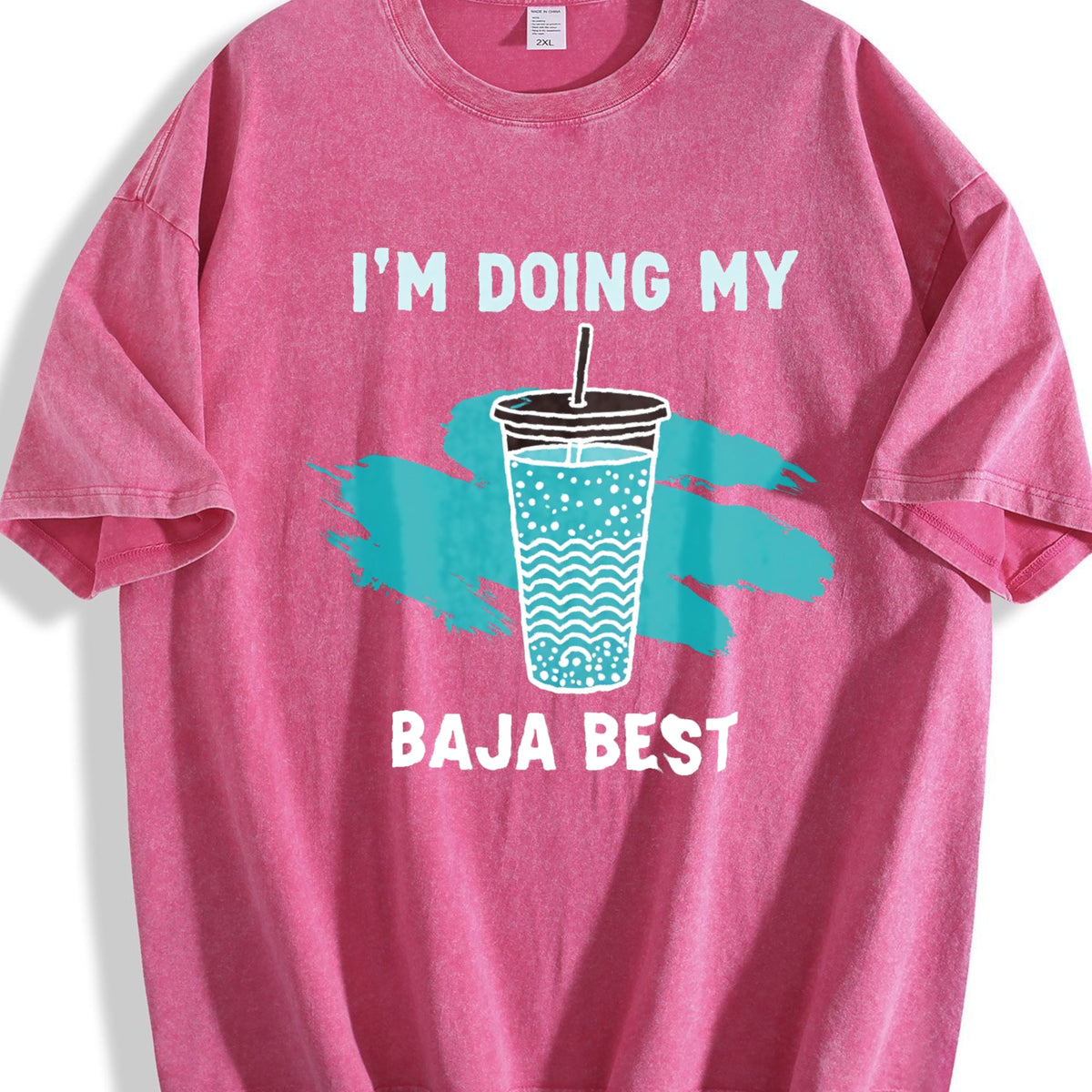 Baja Blast I'm Doing My Best Vintage Washed T-Shirt product image 7