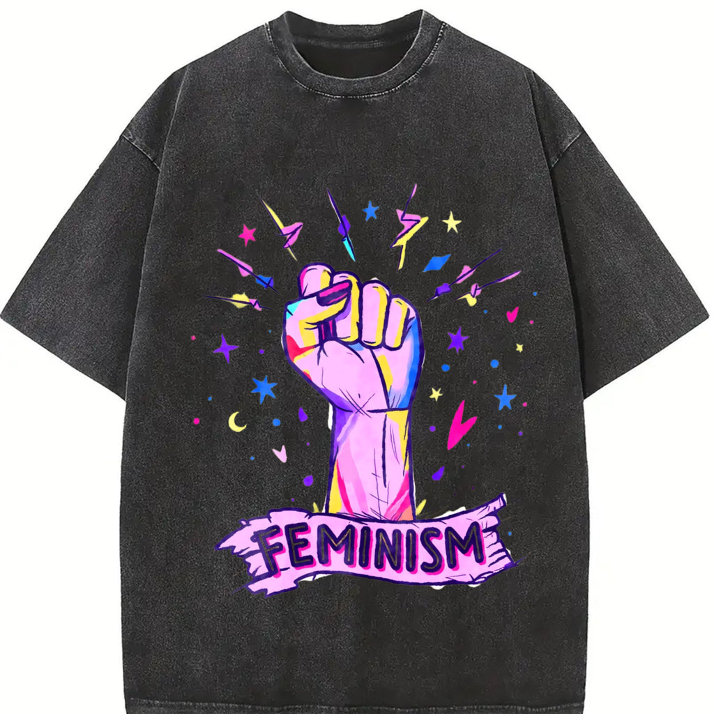 Luokeren Feminist - With Empowerment Fist & Stars Vintage product image 2