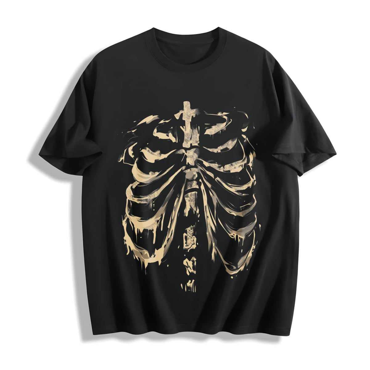 Summer Asymmetrical Off-shoulder Cotton T-Shirt product image 1