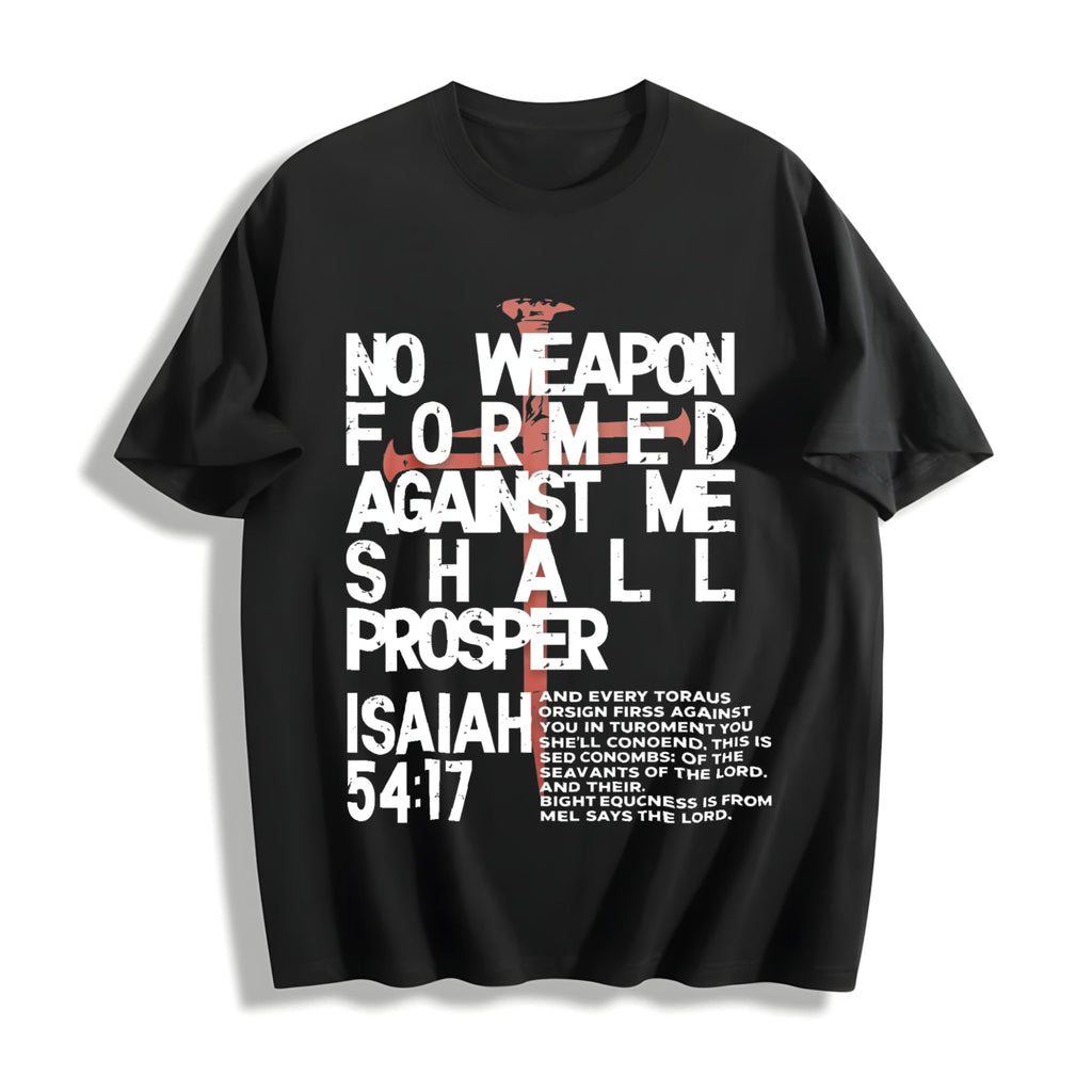 No Weapon Christian Cotton T-Shirt product image 1