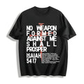 No Weapon Christian Cotton T-Shirt product image 1