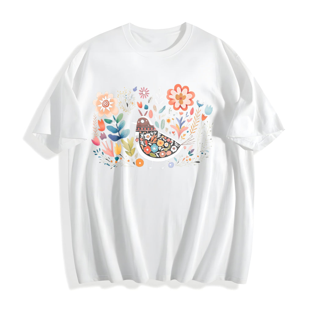 Mexican And Bohemian Cotton T-Shirt product image 2