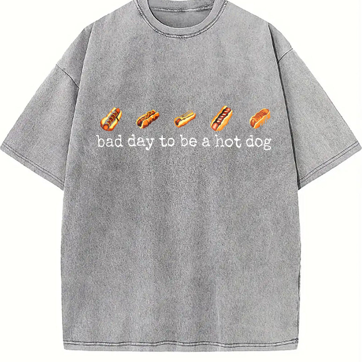Funny Today Is Not A Good Day For Hot Dogs Vintage Washed product image 4
