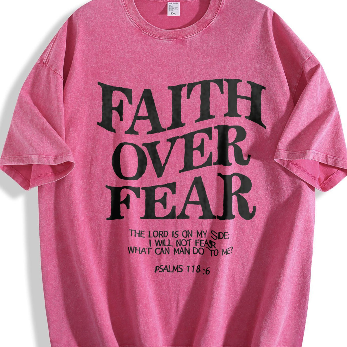 Faith Over Fear Inspirational Bible Verse Psalm 27:1 product image 5