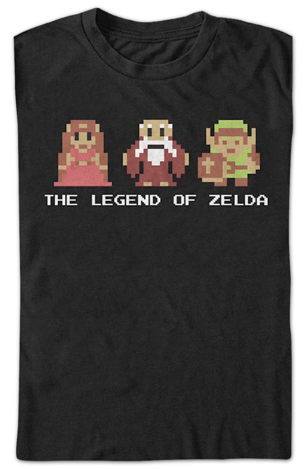 8-Bit Legend of Zelda Characters Nintendo T-Shirt product image 2