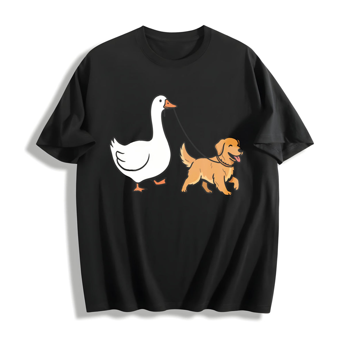 Golden Retriever Goose And Dogs Funny Mom Silly Cotton product image 1