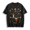 Summer A Bohemian- Floral Moose Cotton T-Shirt product image 1