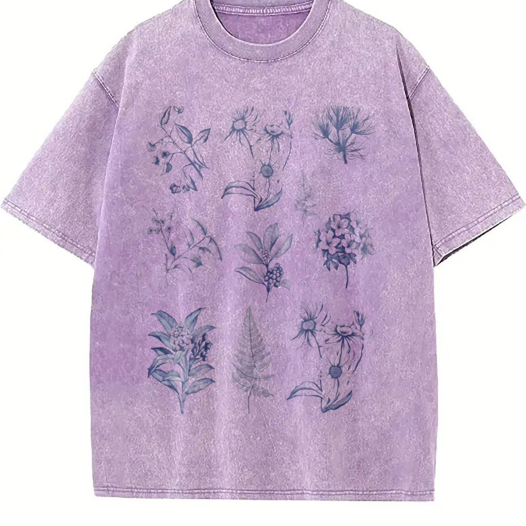 90s Botanical Vintage Washed T-Shirt product image 6