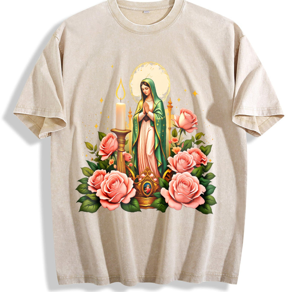 Mexican-inspired - Our Lady Of Guadalupe & Pink Roses product image 1