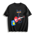 Pete The Cat Playing Guitar Cotton T-Shirt product image 1