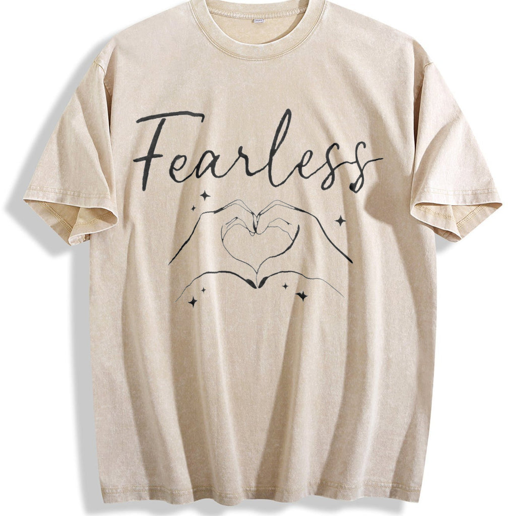 Fearless Hands Sign - With Gesture Vintage Washed T-Shirt product image 1
