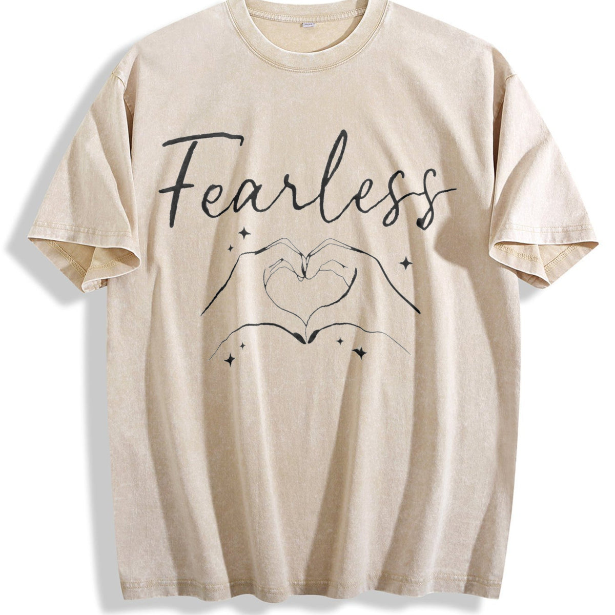 Fearless Hands Sign - With Gesture Vintage Washed T-Shirt product image 1