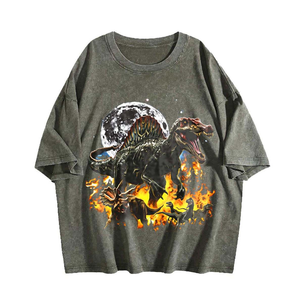 Dinosaur 90s Vintage Washed T-Shirt product image 4