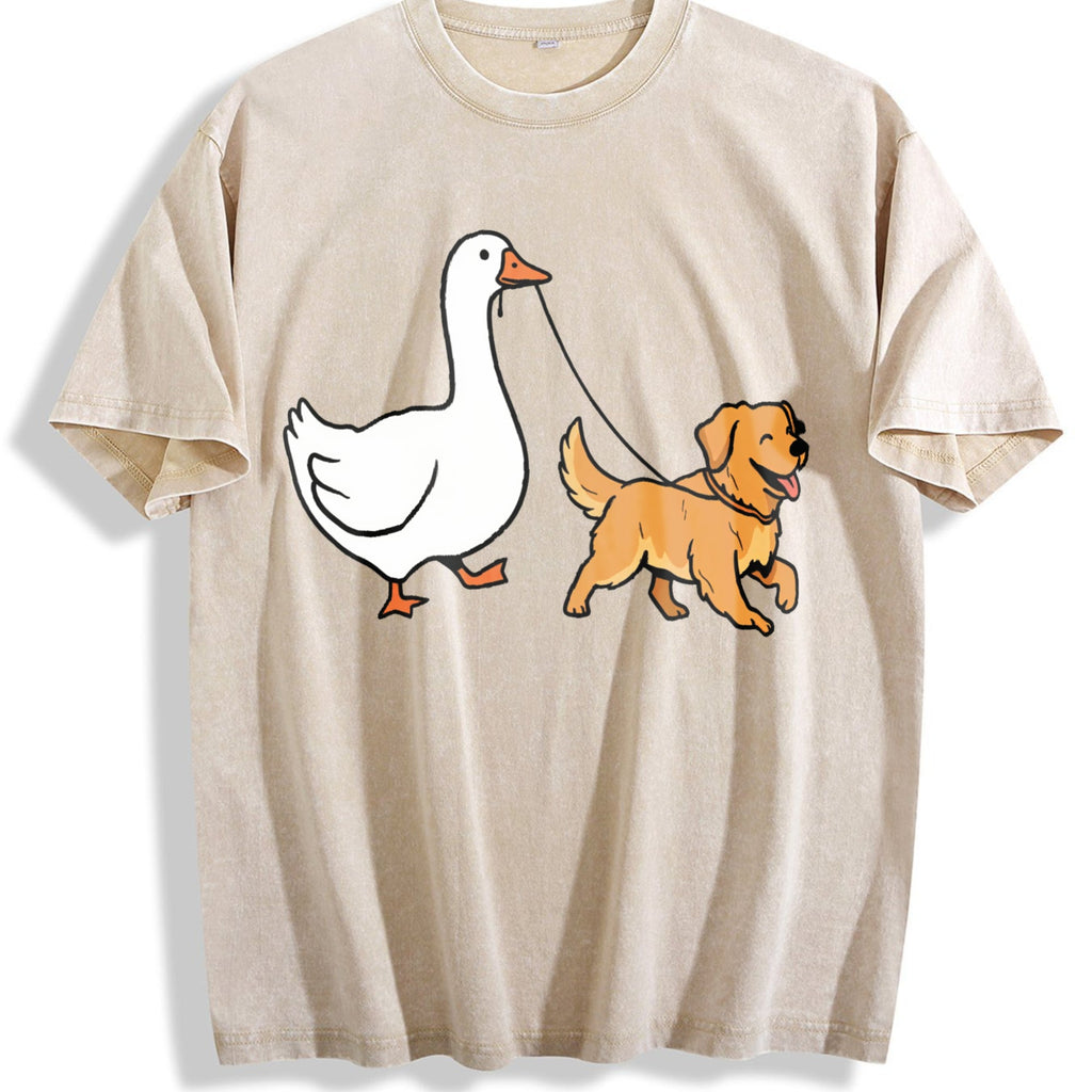 Golden Retriever Goose And Dogs Funny Mom Silly Vintage product image 1
