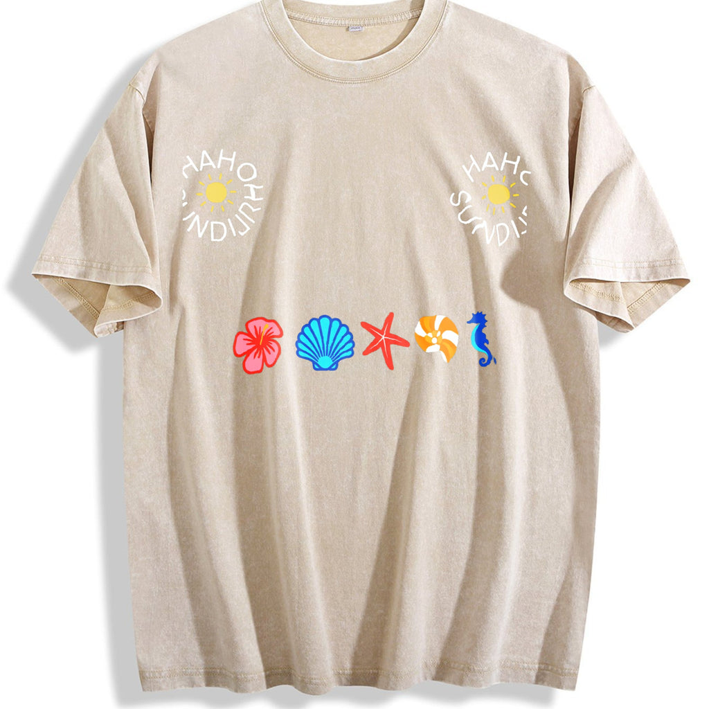 Coastal Icons Vintage Washed T-Shirt product image 1